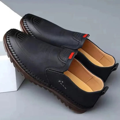 JonSN Royal Stride Black Formal Shoes